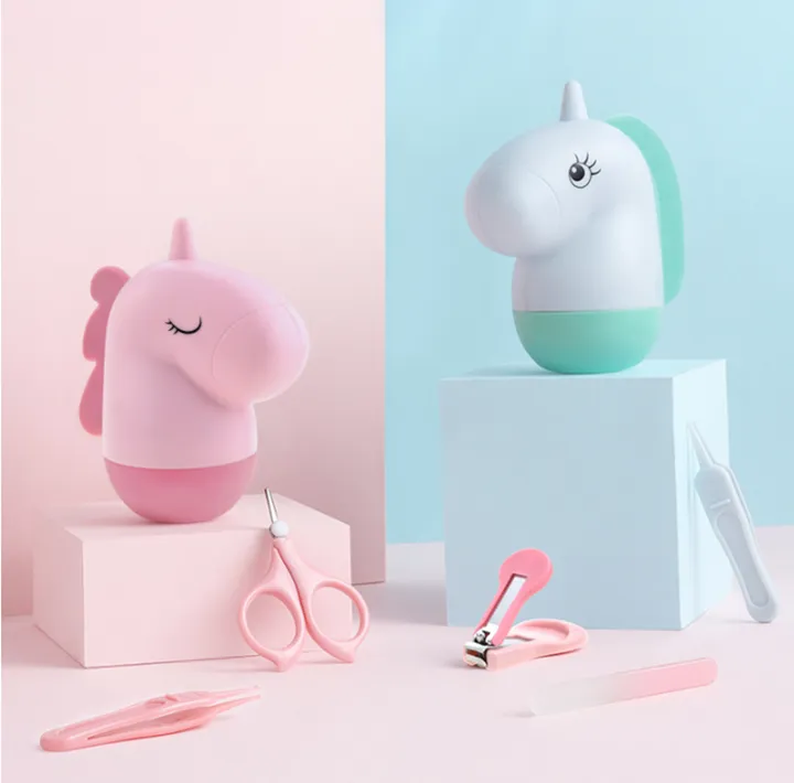 لوازم الأطفال بالجملة مجموعة العناية بالأظافر الكهربائية الجميلة للأطفال Wholesale Baby Supplies Beautiful Electric Nail Care Set for Kids