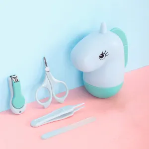 لوازم الأطفال بالجملة مجموعة العناية بالأظافر الكهربائية الجميلة للأطفال Wholesale Baby Supplies Beautiful Electric Nail Care Set for Kids