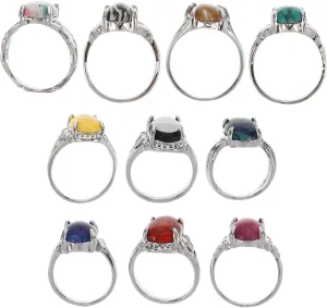 10pcs Vintage Stackable Rings for Women Retro Knuckle Jewelry Set with Stones Versatile Fashion Accessories for Everyday Wear and Special Occasions