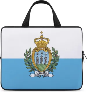 15-15.6 Inch Buryatia Flag Laptop Bag, Slim Neoprene Sleeve for Notebook & Tablet