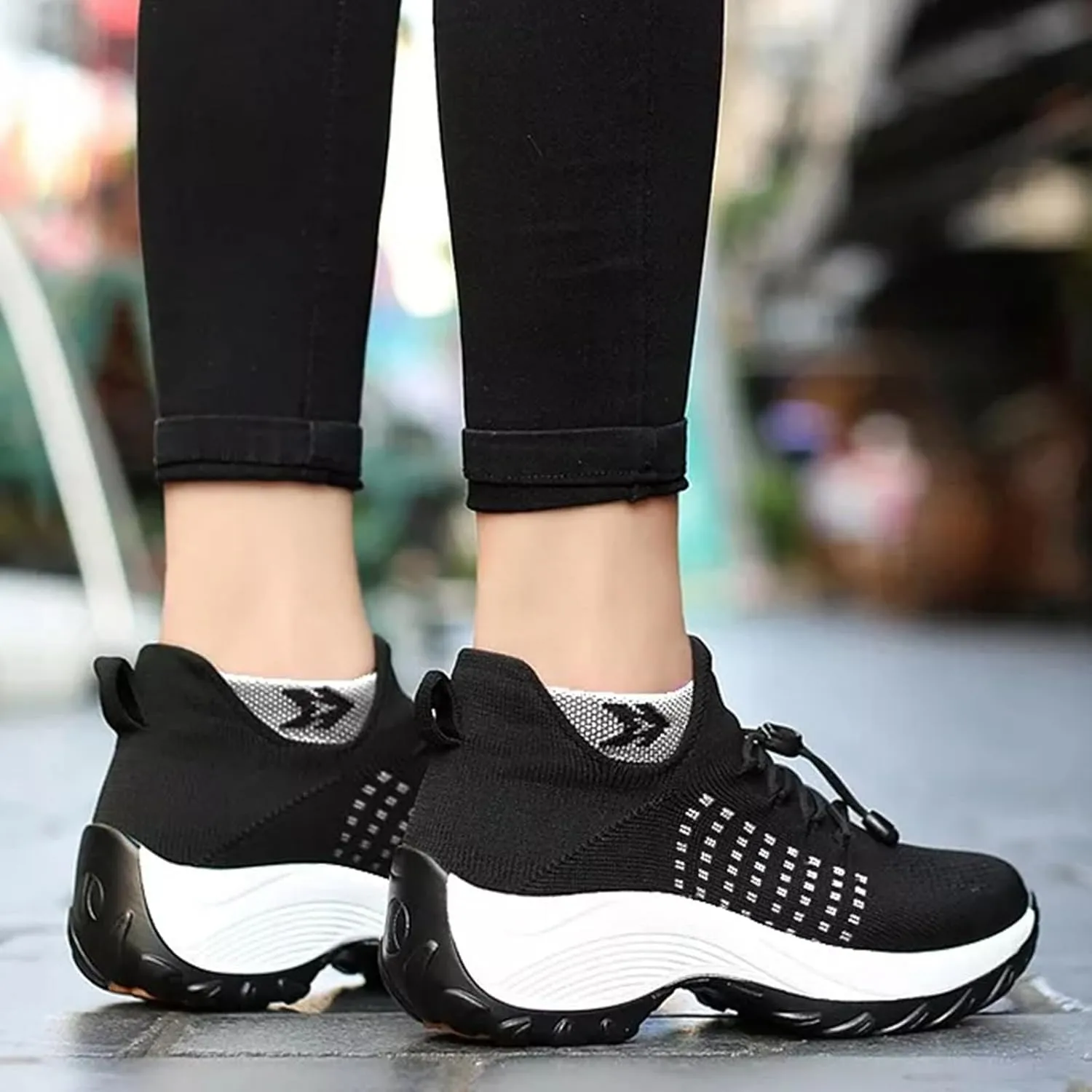 2025 New Ortho Pro Stretch Cushion Shoes for Women, Mesh Breathable Comfortwear Orthopedic Sneakers for Plantar Fasciitis