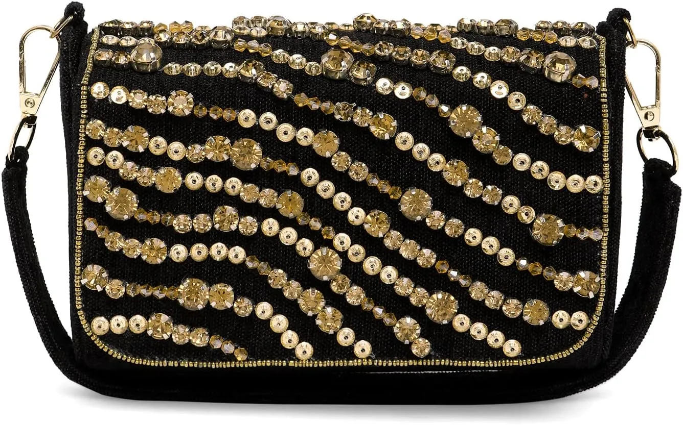 Aheli Clutch Purses Gift for Women Handmade Evening Sling Handbag Stylish Bridal Fashion Bag