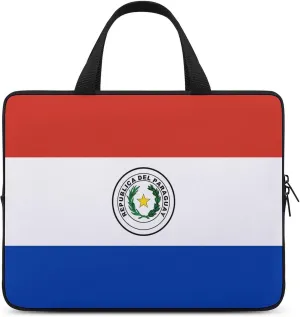 American Samoa Flag 15-15.6 Inch Laptop Case, Slim Neoprene Sleeve with Handle for Computer