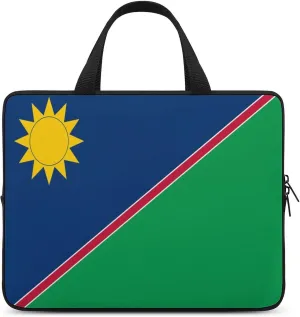 American Samoa Flag 15-15.6 Inch Laptop Case, Slim Neoprene Sleeve with Handle for Computer