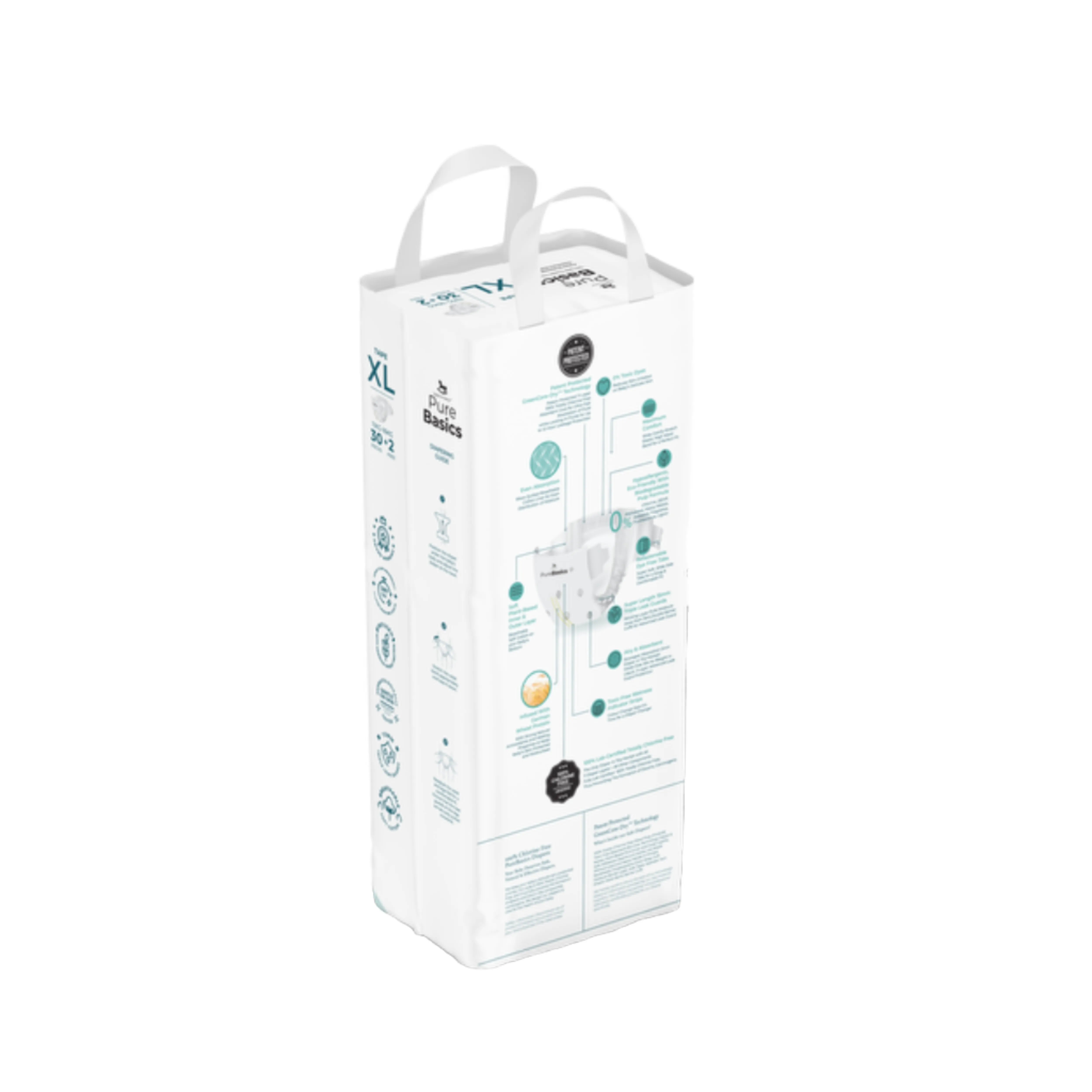 Applecrumby Purebasics Tape Diaper XL30 2