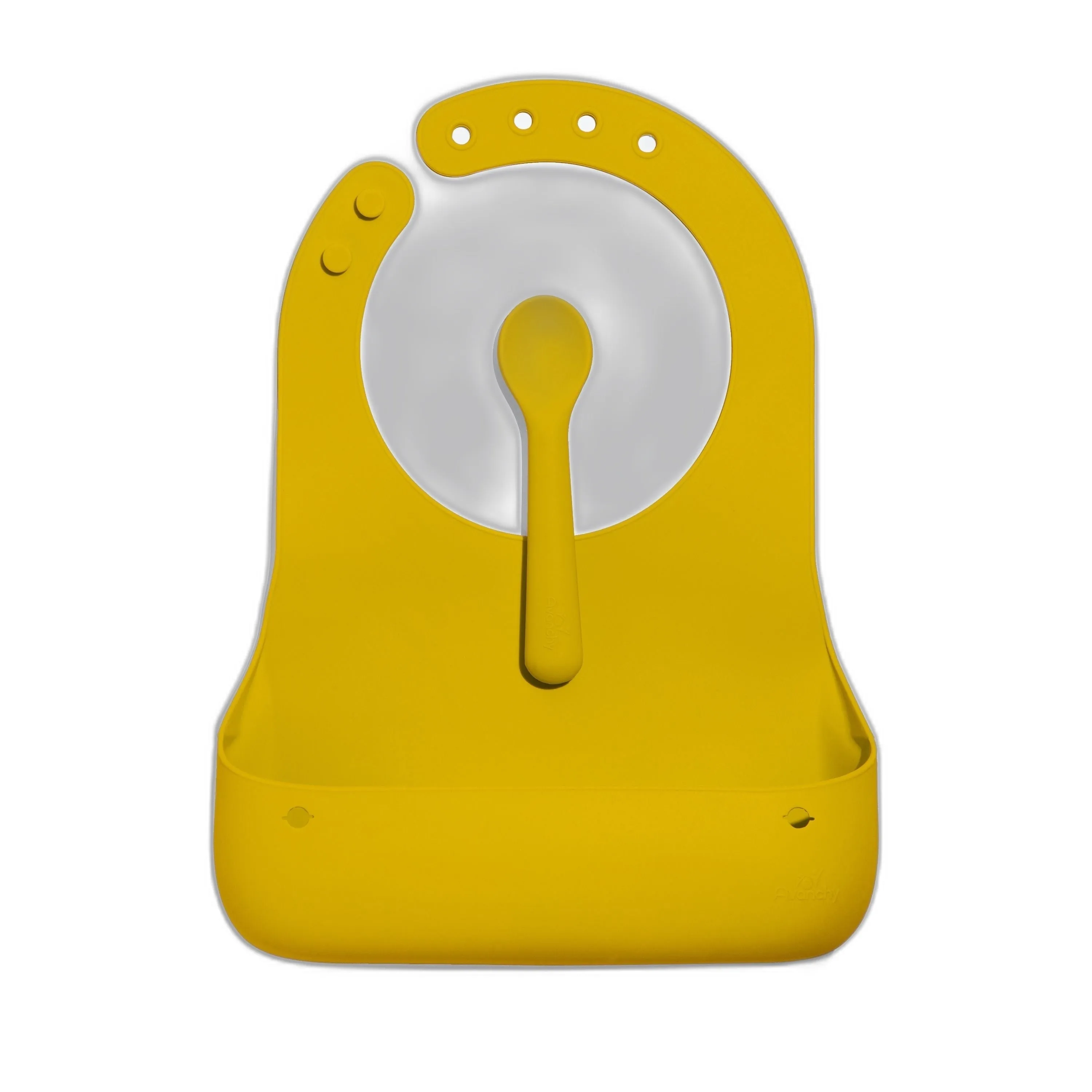 Avanchy Roll & Go Silicone Bibs For Babies   Spoon