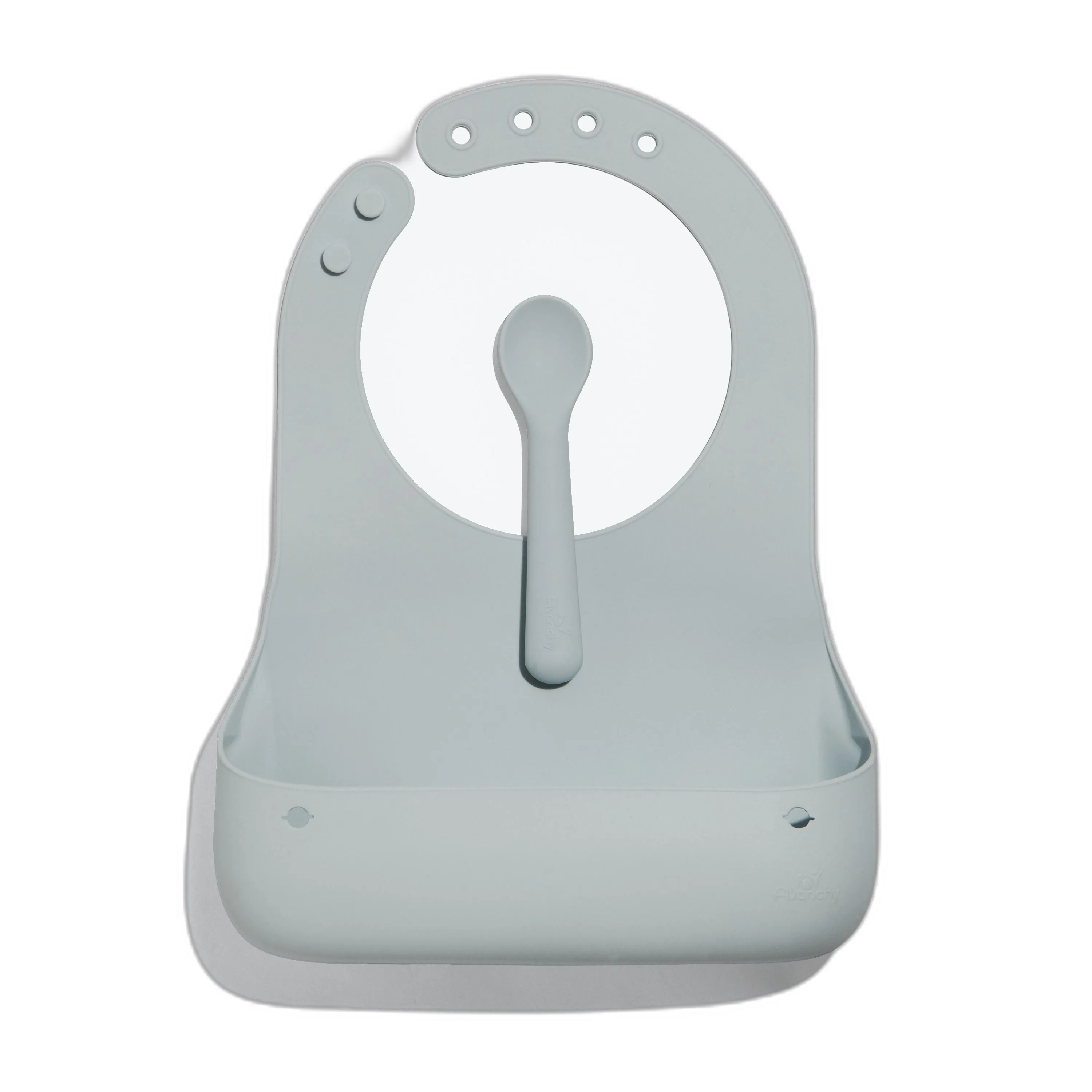 Avanchy Roll & Go Silicone Bibs For Babies   Spoon