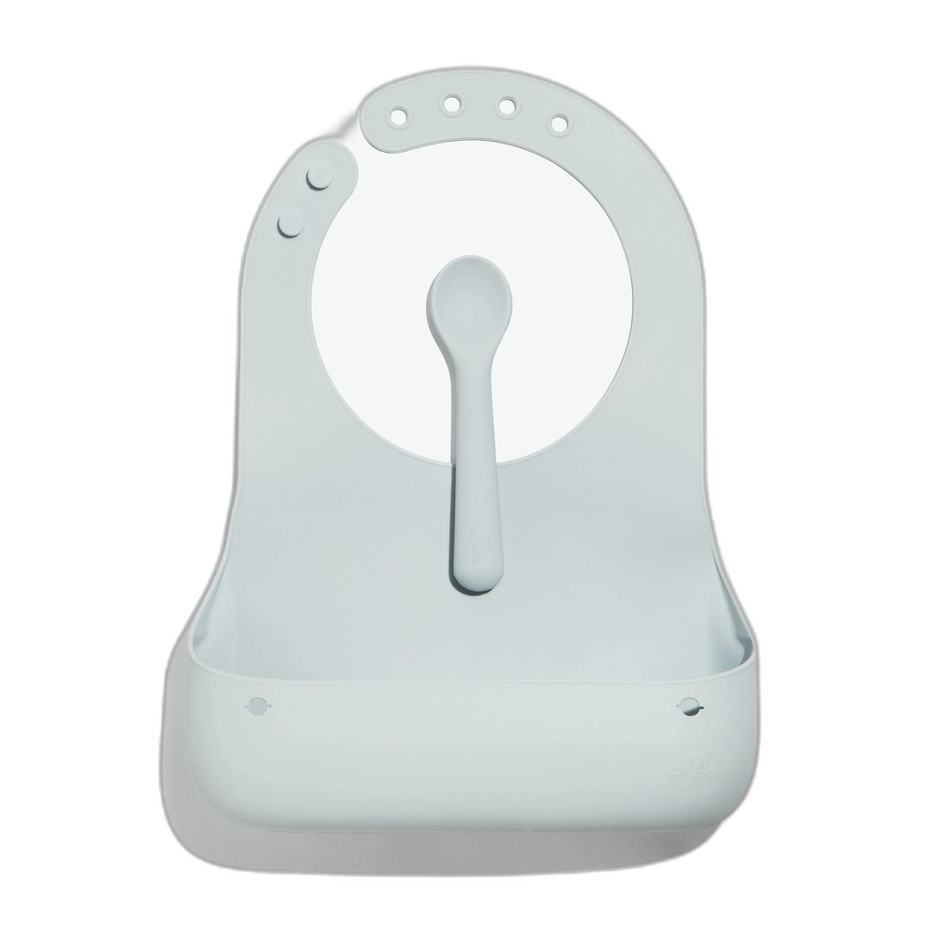 Avanchy Roll & Go Silicone Bibs For Babies   Spoon