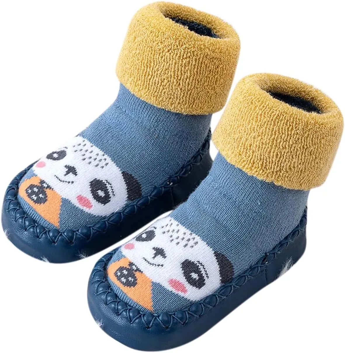 Baby Girl Shoes,Autumn Winter Baby Shoes Cute Rabbit Bear Cartoon Children Cotton Warm Soft Non Slip Floor Boots