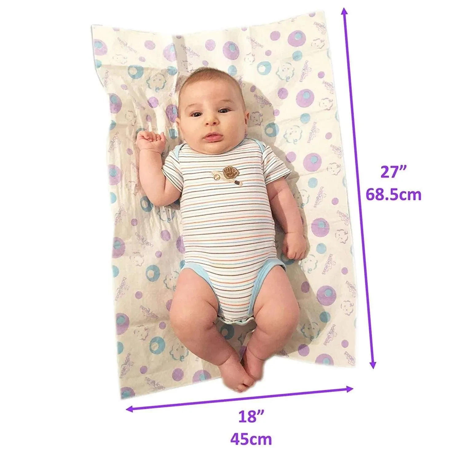 Baby Works Disposable Change Mats - Pack of 10