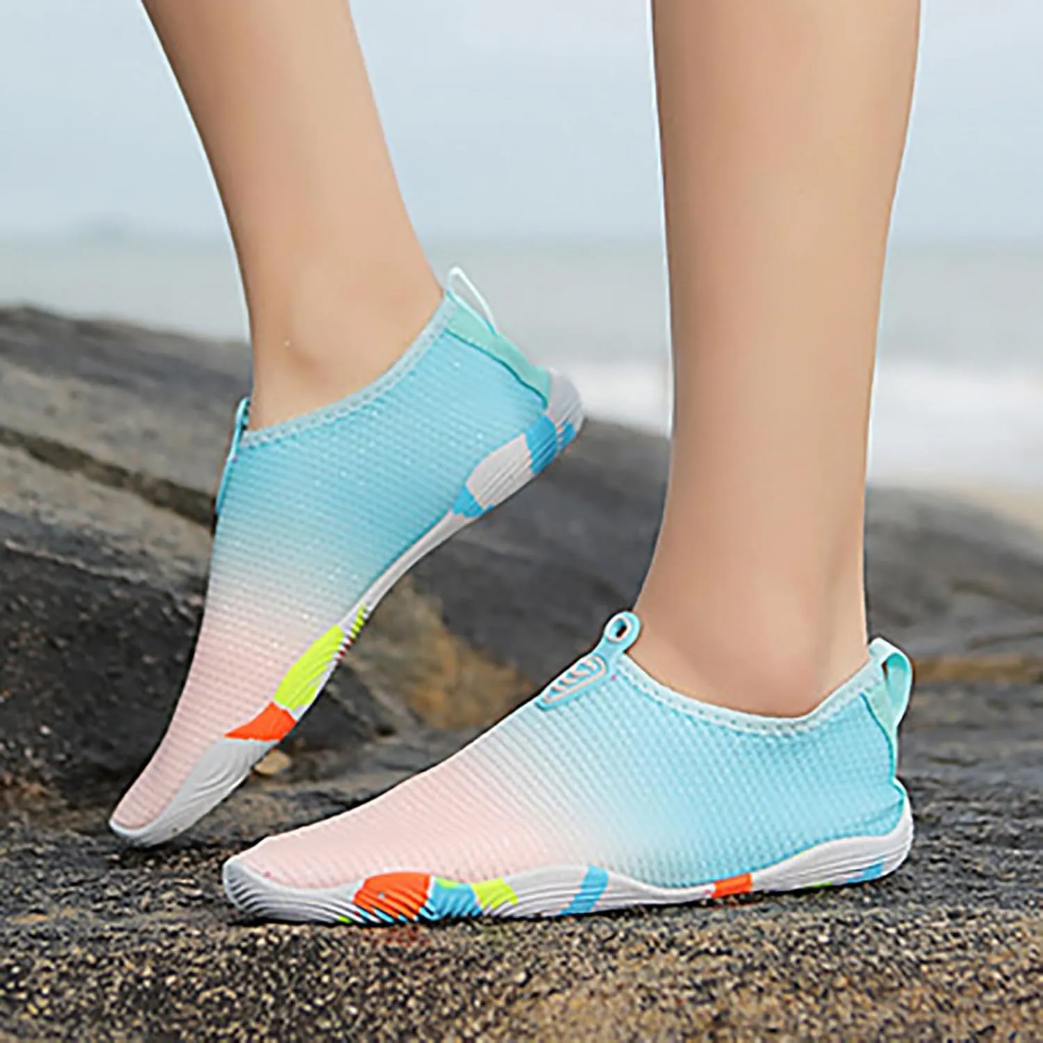 Barefoot Quick Dry Water Shoes for Men Women Aqua Swim Beach Pool Surf Hiking Kayaking Diving Yoga Outdoor Sports Lightweight Design