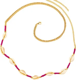 Body Chains Punk, Boho Bell Adjustable Womens Body Necklace, Gold Body Chains Length 77 25CM