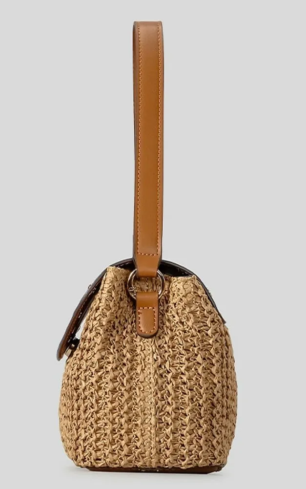 Bohemia Straw Beach Bag Women Macrame Shoulder Crossbody Purse Tote Top-handle Hobo Bag Summer Travel Beach Bags 2025