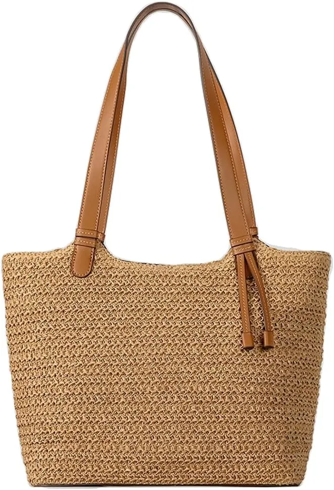 Bohemia Straw Beach Bag Women Macrame Shoulder Tote Top-handle Hobo Bag Summer Travel Beach Bags Crossbody Purse 2025