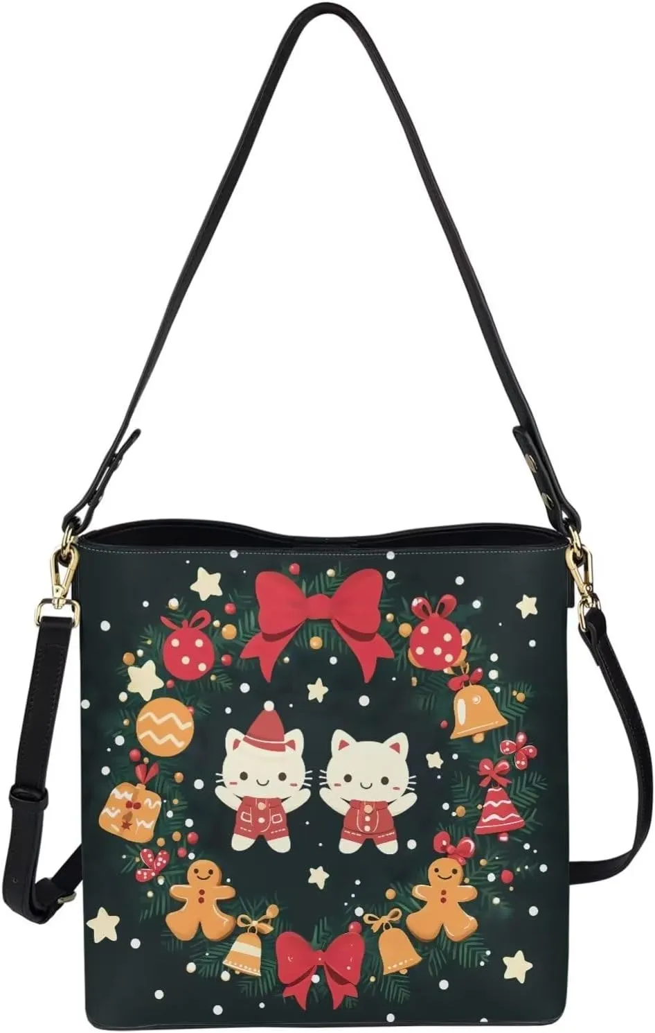 Bucket Bags for Women Leather Hobo Bag Crossbody Bag Top Handle Handbag Ladies Tote Bag Shoulder Bag Handbag for Women
