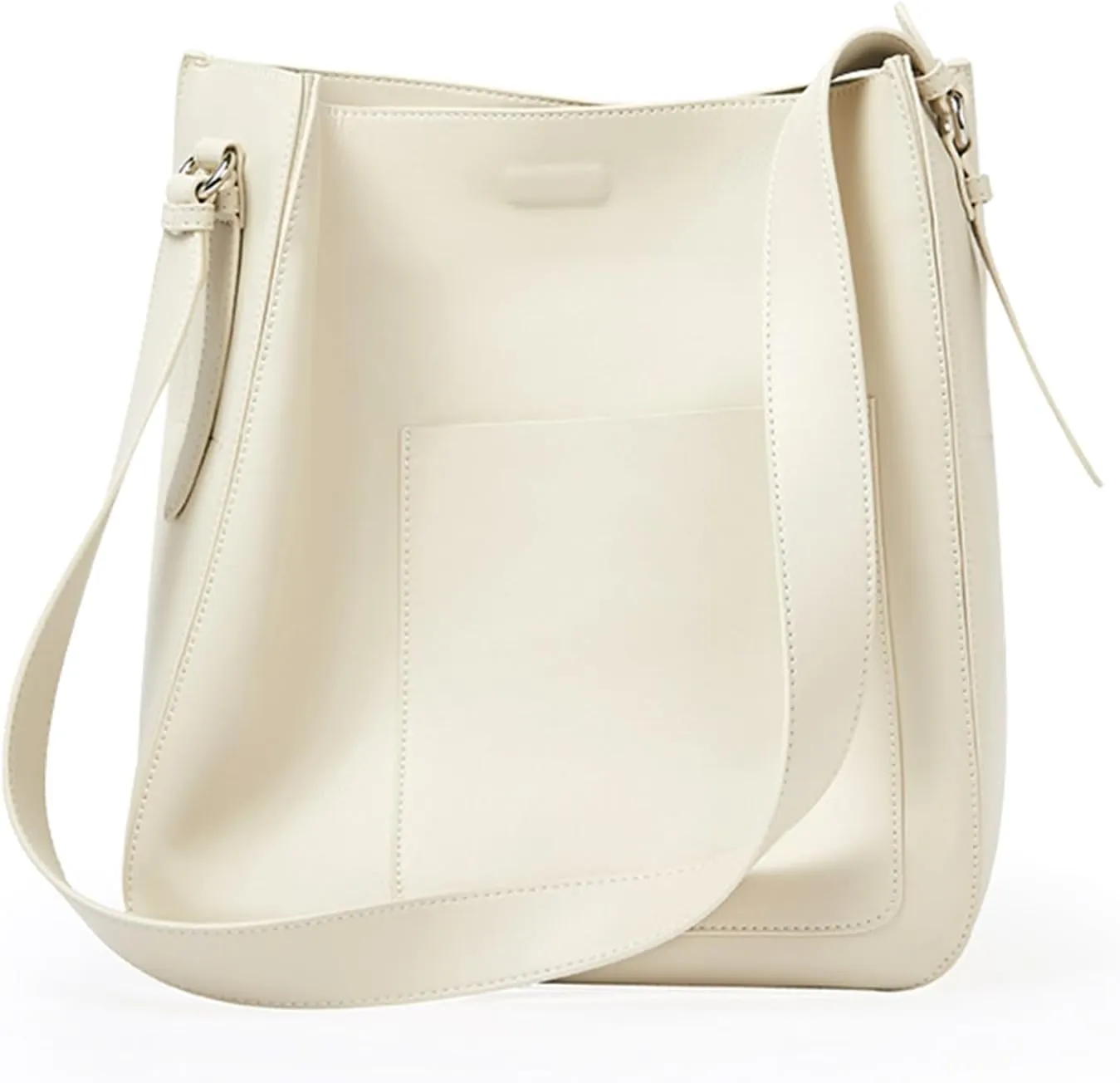 Bucket Shoulder Bags for Women Genuine Leather Casual Top Handle Hobo Tote Bag Purses Handbags with Magnetic Button