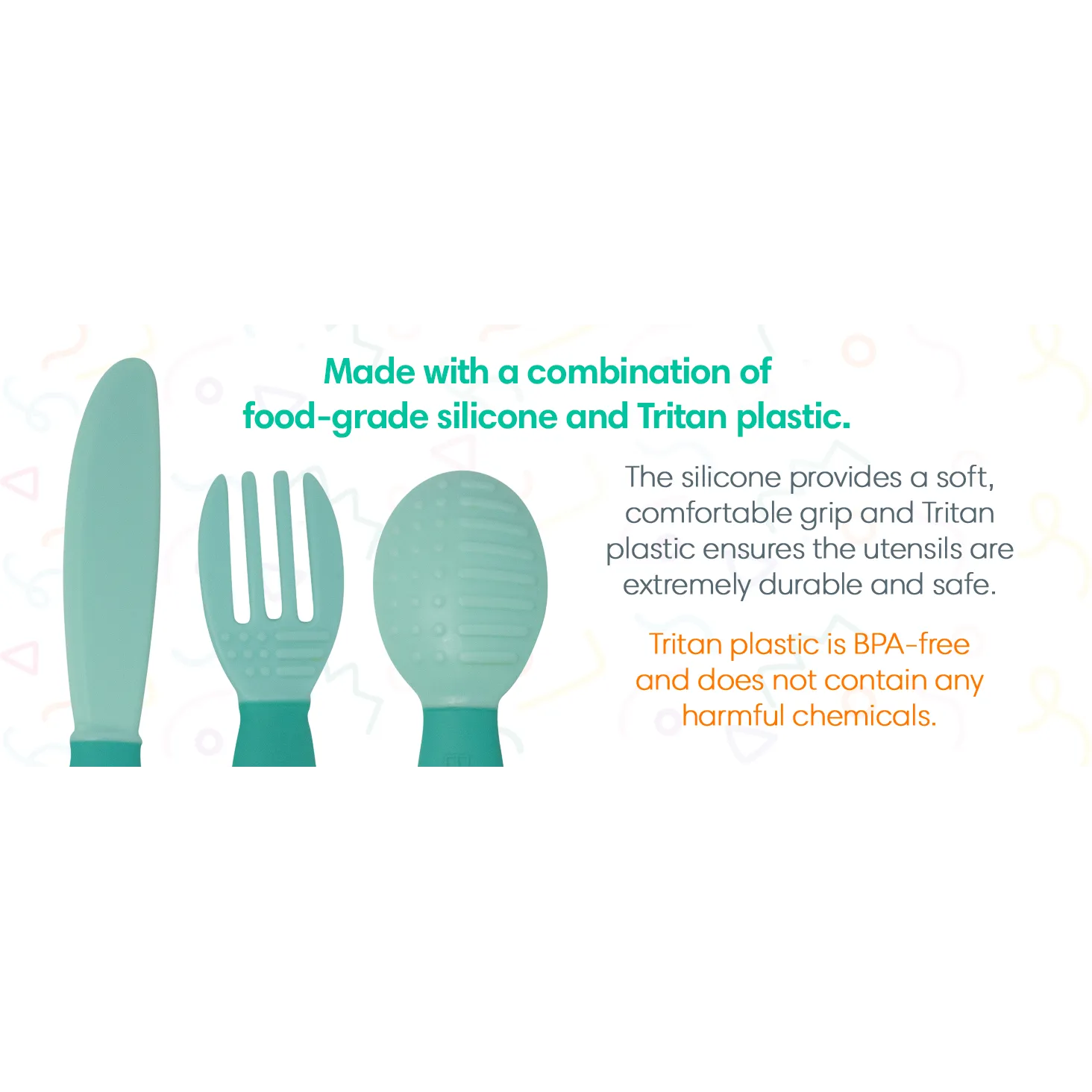 Busy Baby Eating Utensils