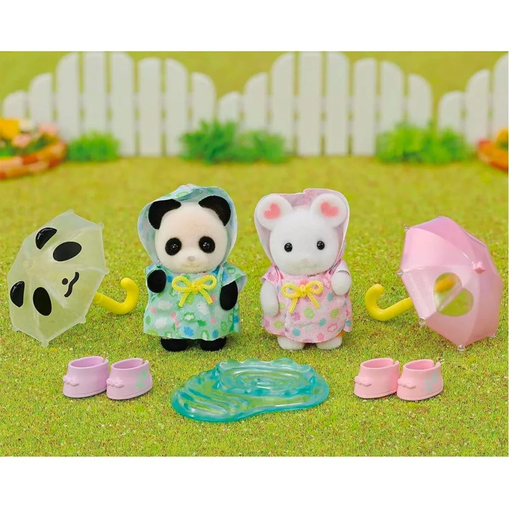 Calico Critters Nursery Friends - Rainy Day Duo