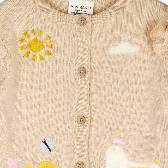 Chicken Little Embroidered Sweater