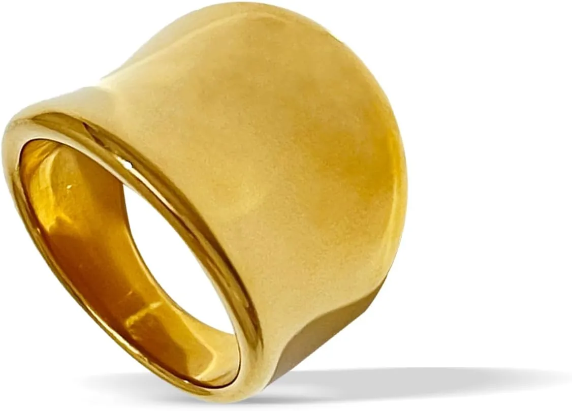 Chunky Gold Rings for Women That Don't Tarnish Band Rings Statement Rings Gold and Silver Rings for Women