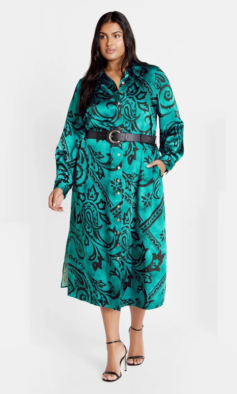 City Chic Women's Apparel Women's City Chic Plus Size Dress Sienna PRT