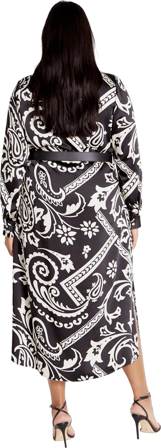 City Chic Women's Apparel Women's City Chic Plus Size Dress Sienna PRT