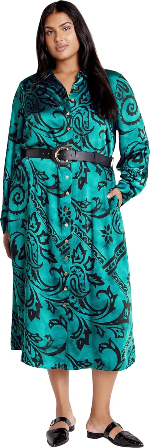 City Chic Women's Apparel Women's City Chic Plus Size Dress Sienna PRT