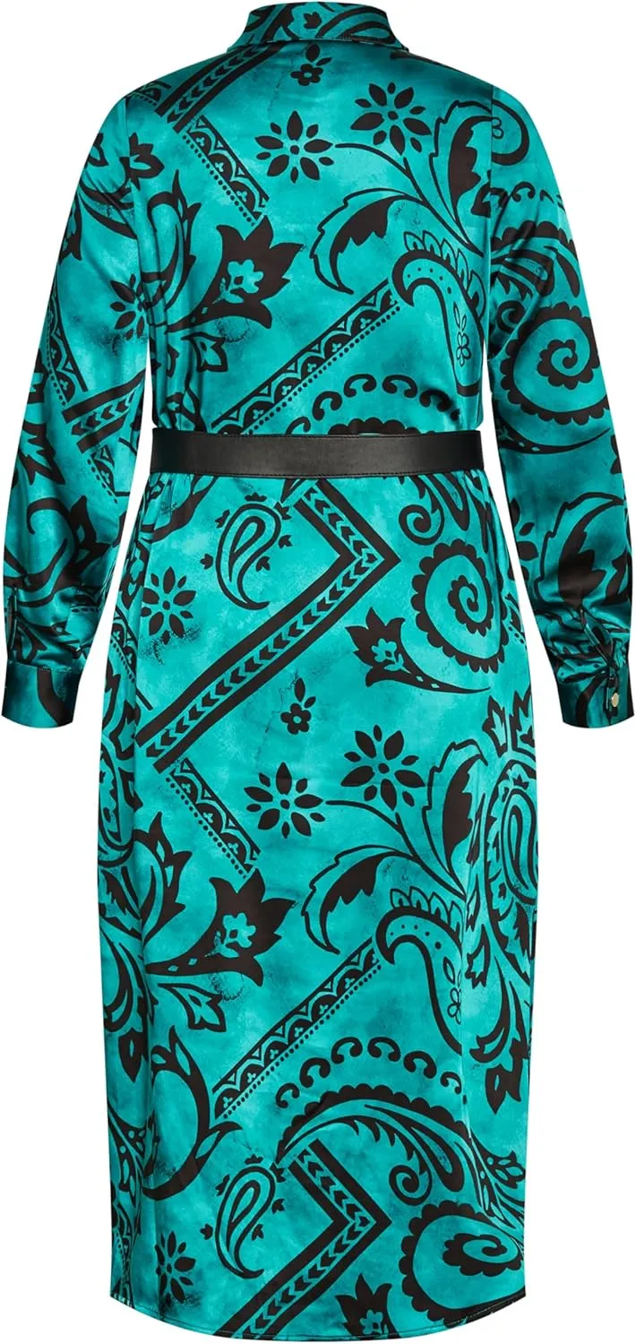 City Chic Women's Apparel Women's City Chic Plus Size Dress Sienna PRT