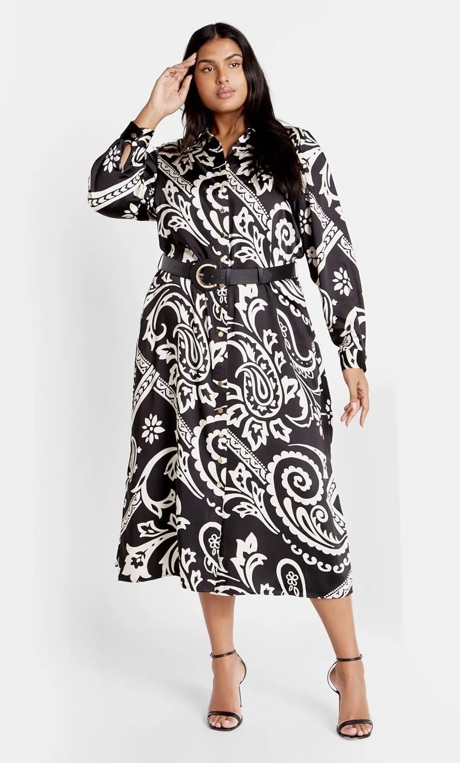 City Chic Women's Apparel Women's City Chic Plus Size Dress Sienna PRT