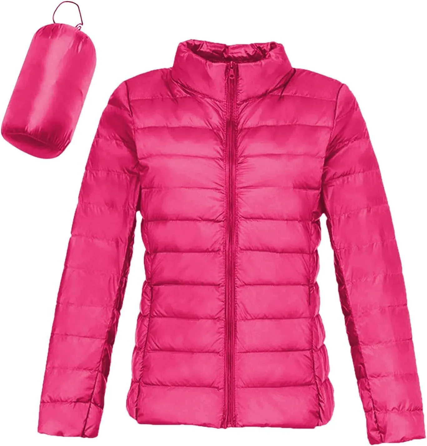 cooki Puffer Jacket Womens Packable Winter Coats for Women Slim Fit Lightweight Down Jacket Outdoor Quilted Puffer Coat