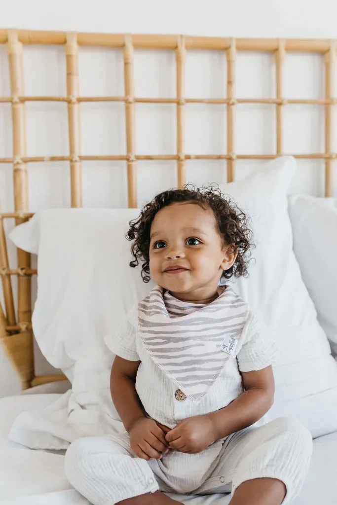 Copper Pearl Baby Bandana Bibs | Zara Set