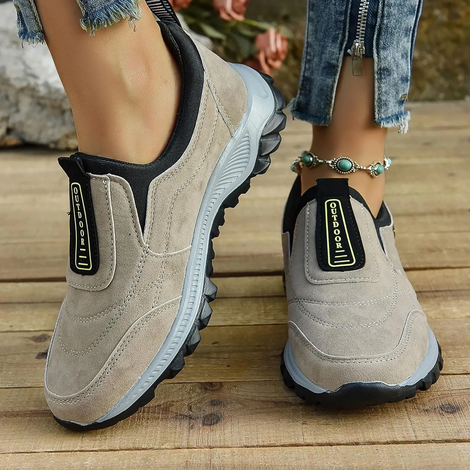 Couple Models Casual Single Shoes Foreign Trade Women Outdoor Hiking Running Sports Shoes Women Shows Sneaker