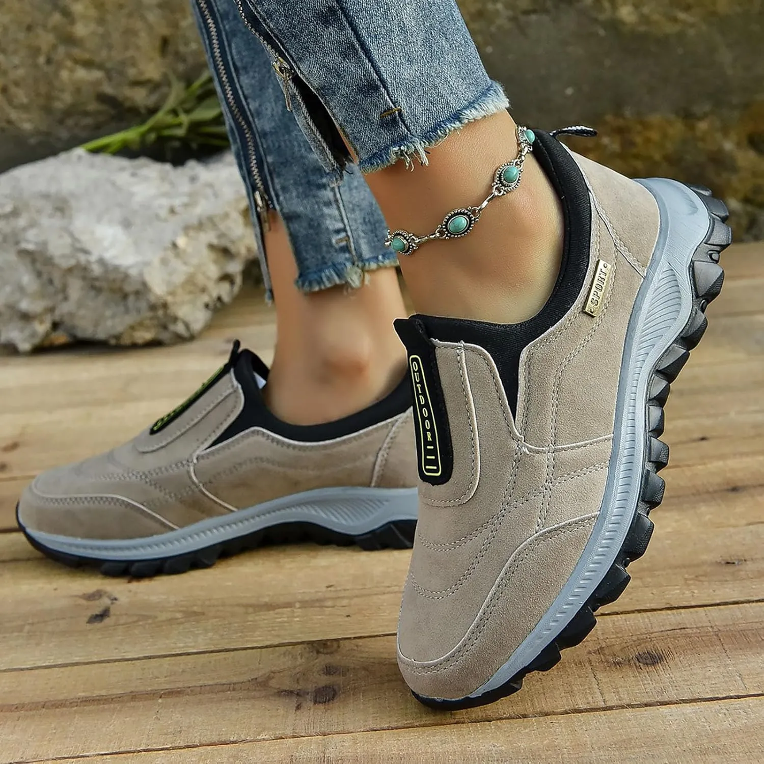 Couple Models Casual Single Shoes Foreign Trade Women Outdoor Hiking Running Sports Shoes Women Shows Sneaker