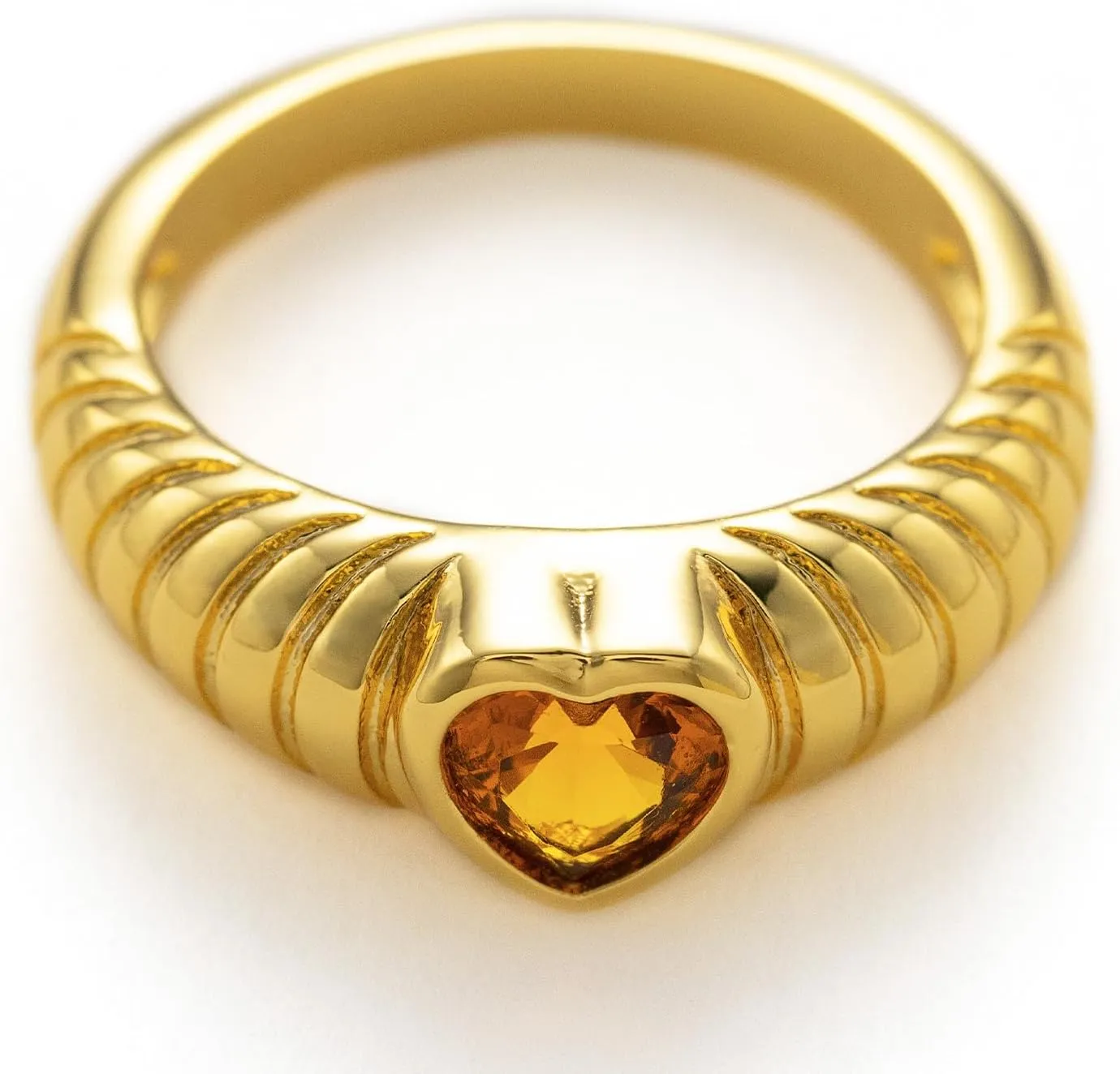 C.Paravano Rings for Women Womens Rings Size 6 7 8 Gold Plated Rings Fashion Rings for Women Statement Rings for Women Stackable Rings for Women