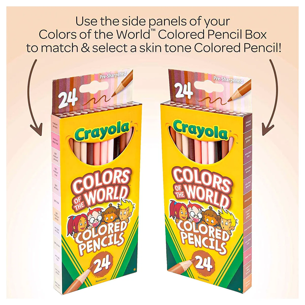 Crayola 24 Colours of the World Coloured Pencils