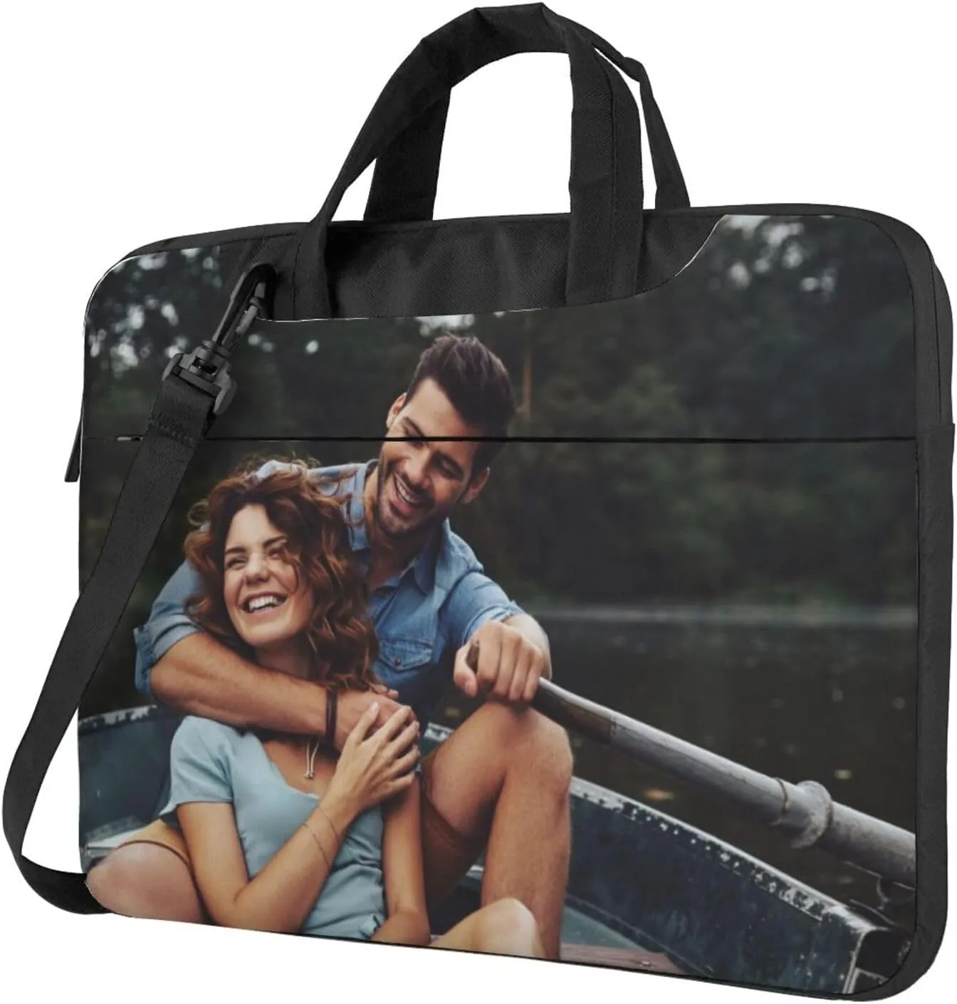 Custom Laptop with Handle Shoulder Strap Personalized Briefcase Carrying Case Sleeve Customized Laptop Protective Cover
