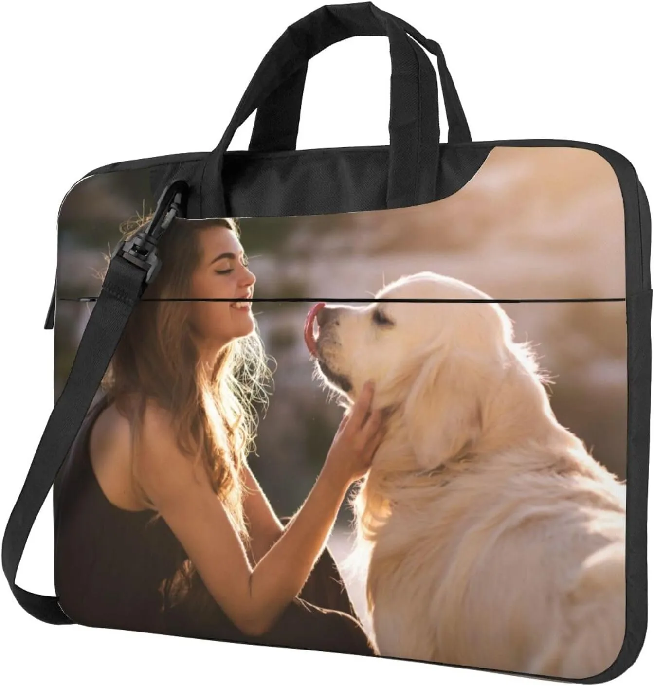 Custom Laptop with Handle Shoulder Strap Personalized Briefcase Carrying Case Sleeve Customized Laptop Protective Cover
