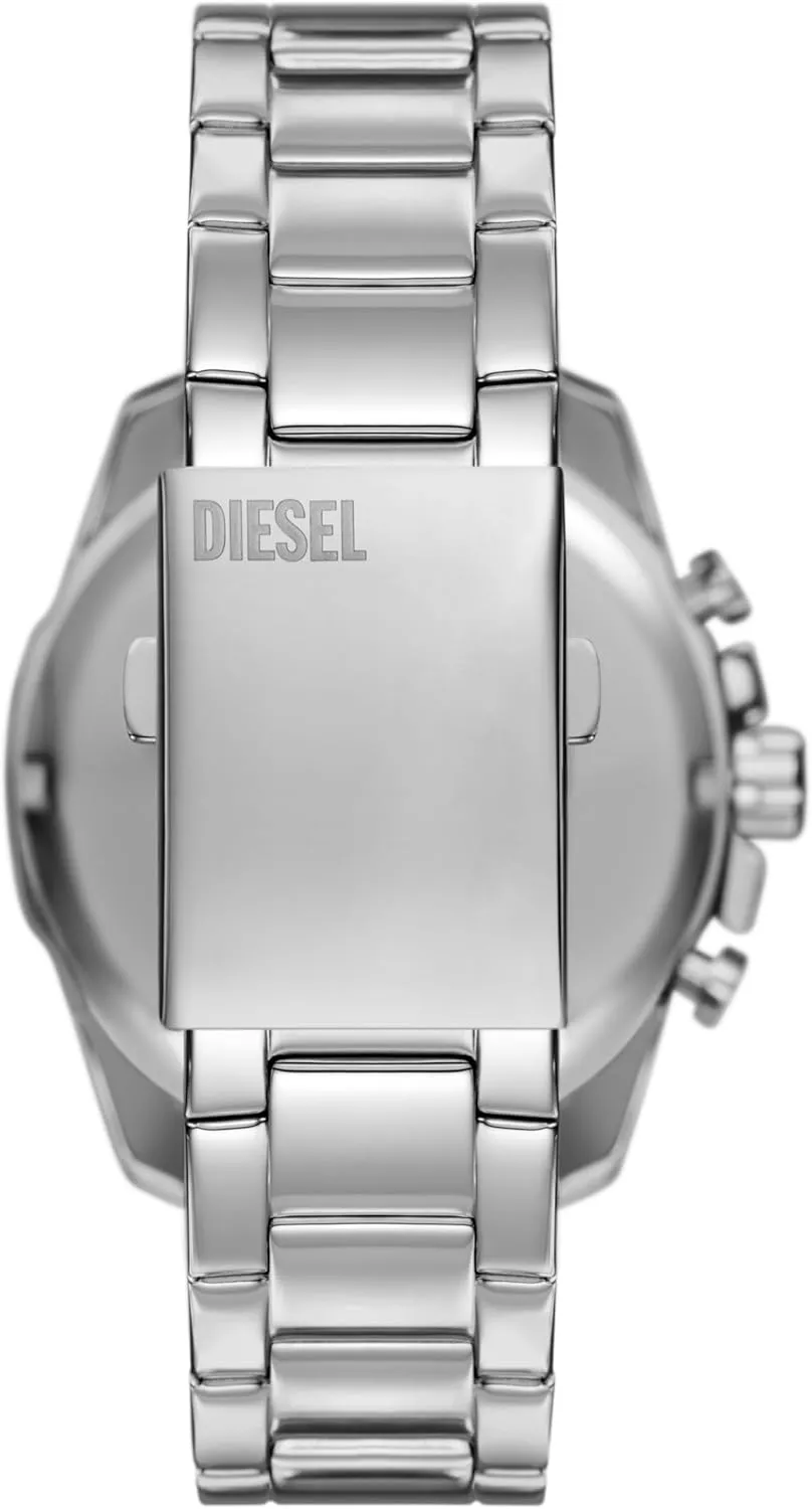 Diesel Baby Chief Men's Chronograph Watch with Stainless Steel Bracelet or Genuine Leather Band