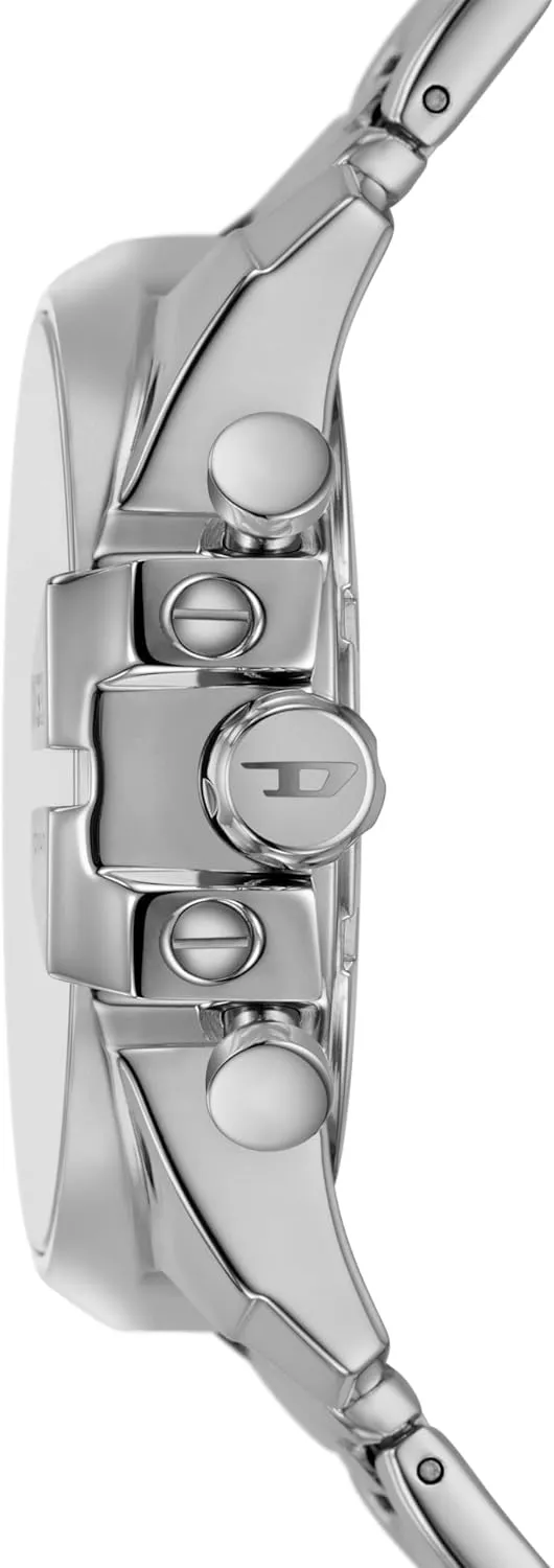 Diesel Baby Chief Men's Chronograph Watch with Stainless Steel Bracelet or Genuine Leather Band