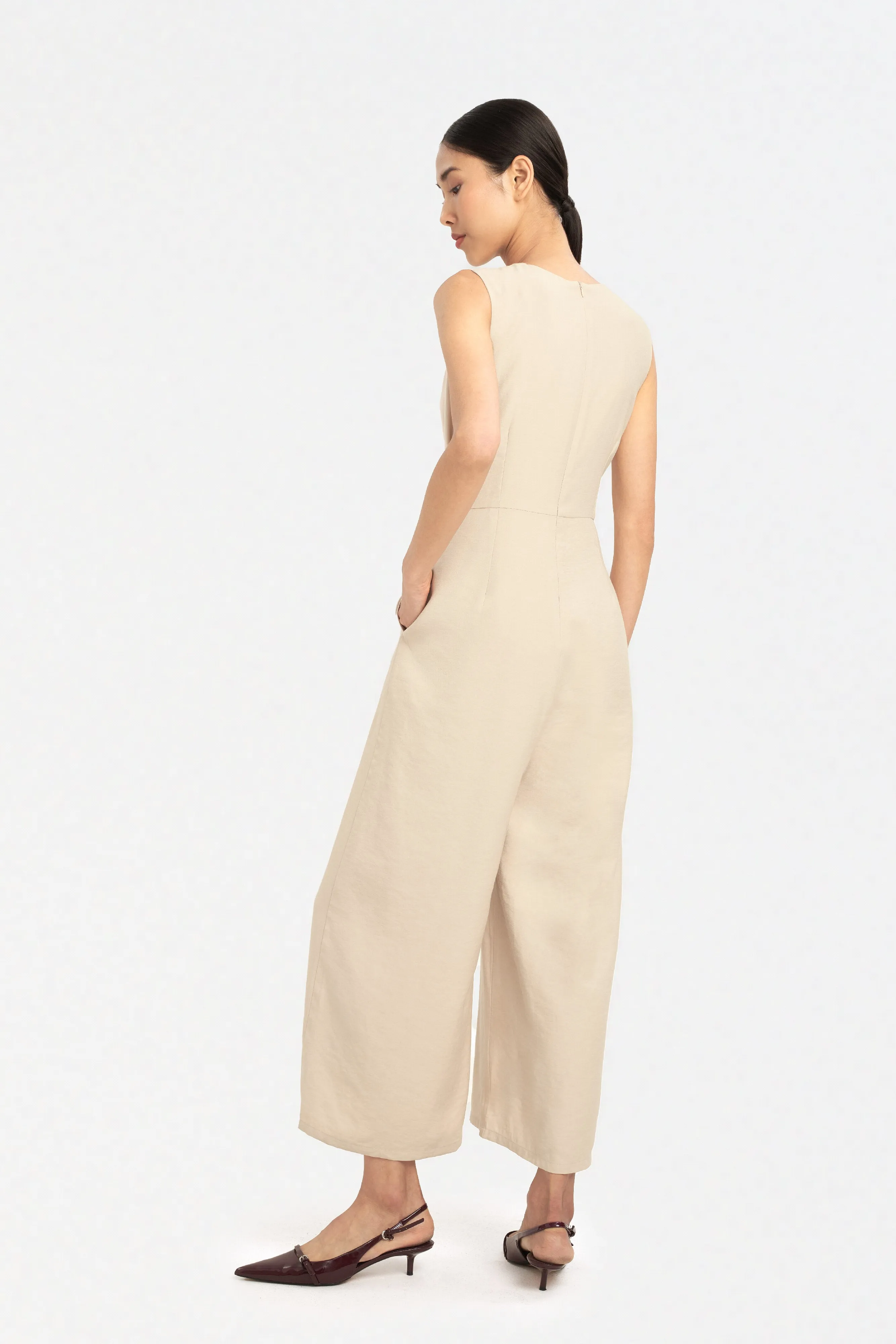 Elodie Jumpsuit with Corset Belt