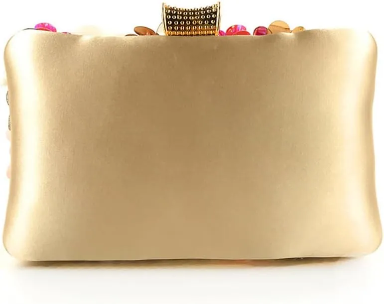 Fashion Dinner Bag Handmade Flower beaded Bag Banquet Wedding Party Bag Clutch bag Shoulder bag