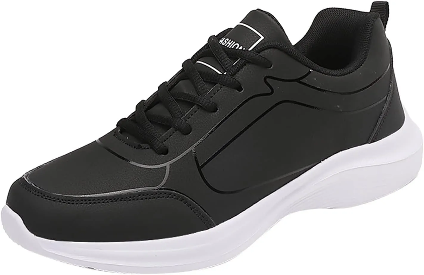 Fashion Men Sports Shoes Flat Non Slip Lace Up Upper Lightweight and Comfortable Mens Club Fashion Sneaker