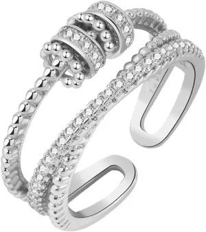 Fashionable Plated Open Finger Ring for Women Statement Ring Lightweight Stackable Thumb Ring Present for