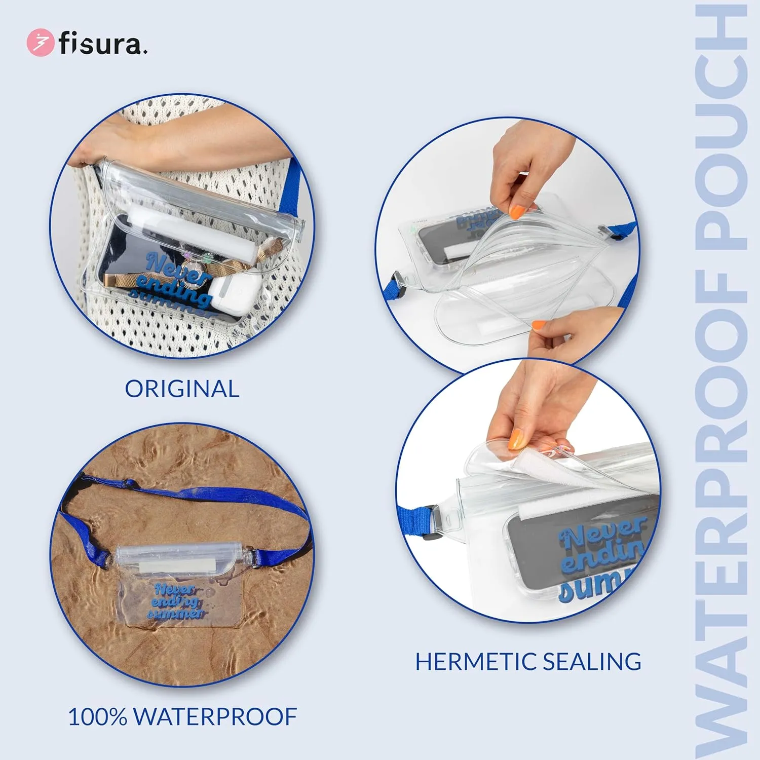 Fisura Modern, Waterproof, Transparent and Pink
