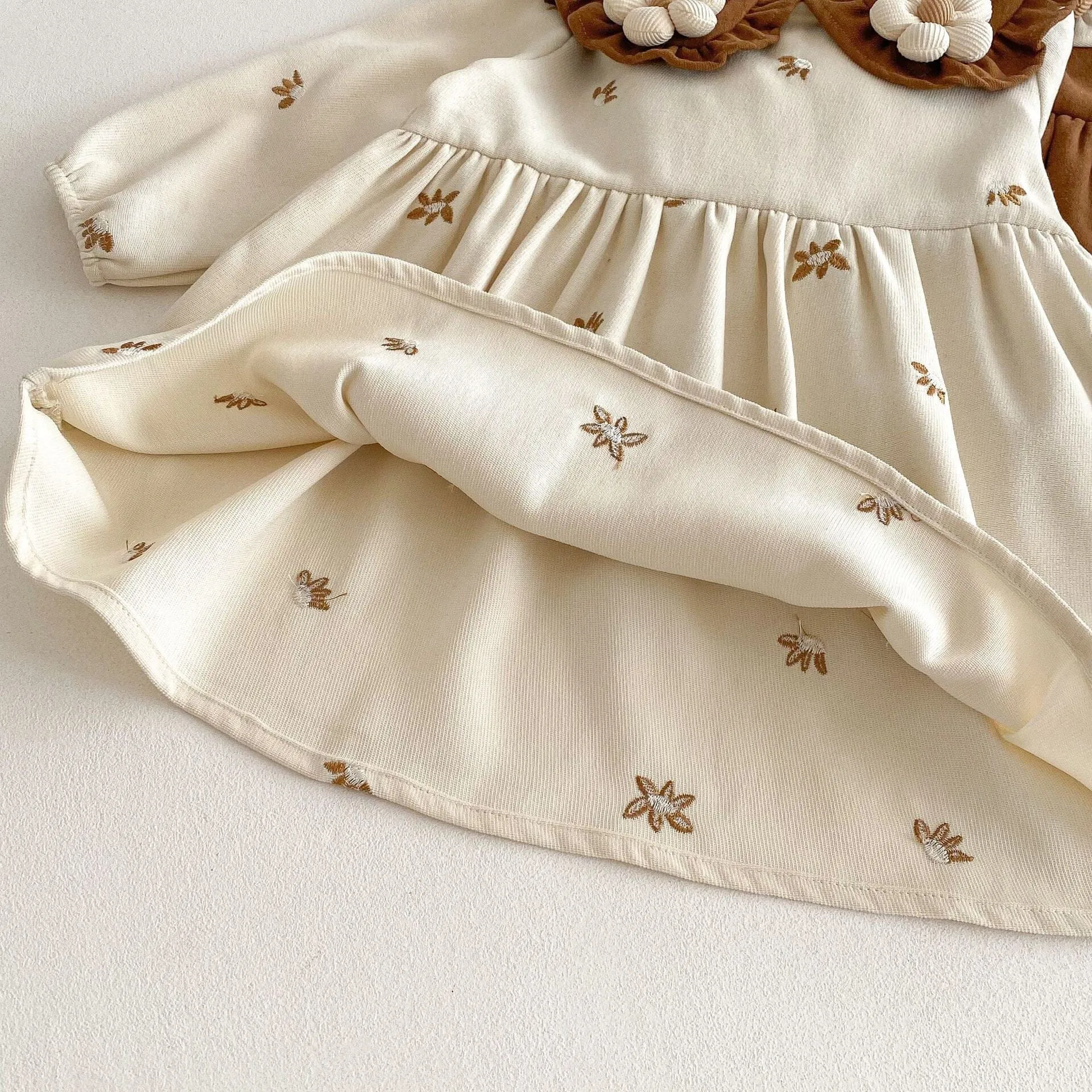 Floral Whisper Embroidered Dress