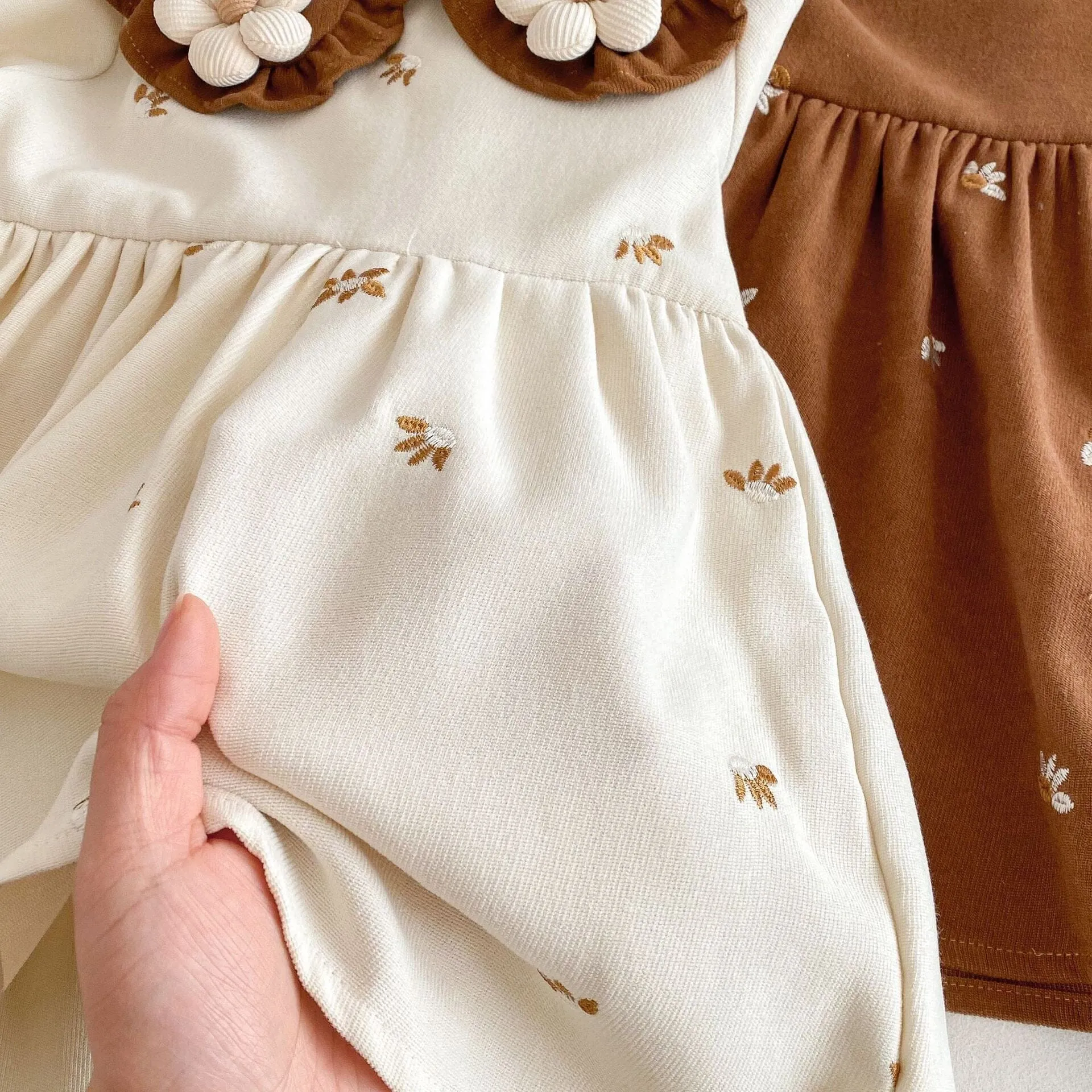 Floral Whisper Embroidered Dress