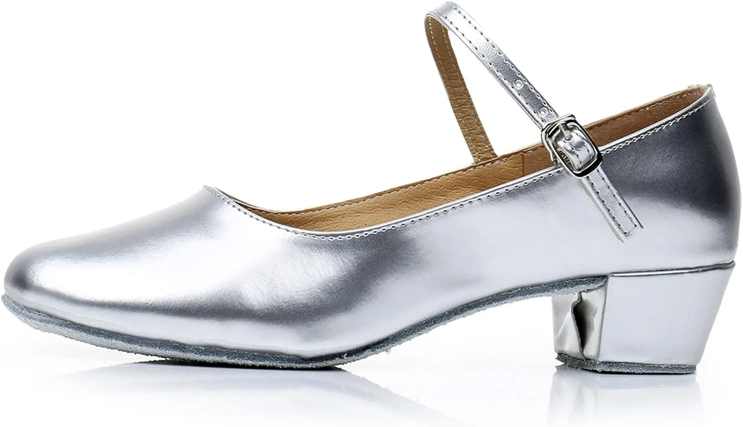 Girls Dress Shoes Mary Jane Shoes for Girls, Princess Wedding Flower Heel Flat for Little/Big Kids