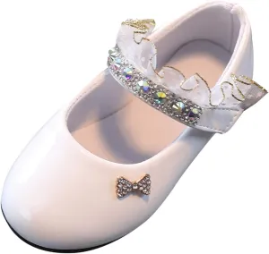 Girls Mary Jane Toddler Girl Dress Shoes Flower Girl Shoes Toddler Girl Ballet Flat for Wedding Party School Kid Shoes