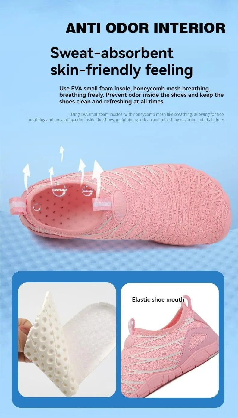 Hiking Shoes for Women Comfortable Hike Summer Footwear Healthy & Non-Slip Barefoot Shoes Fashion Quick-Dry Beach Swim Surf Shoe Healthy Comfort Grounding Shoe for Running and Daily Wear