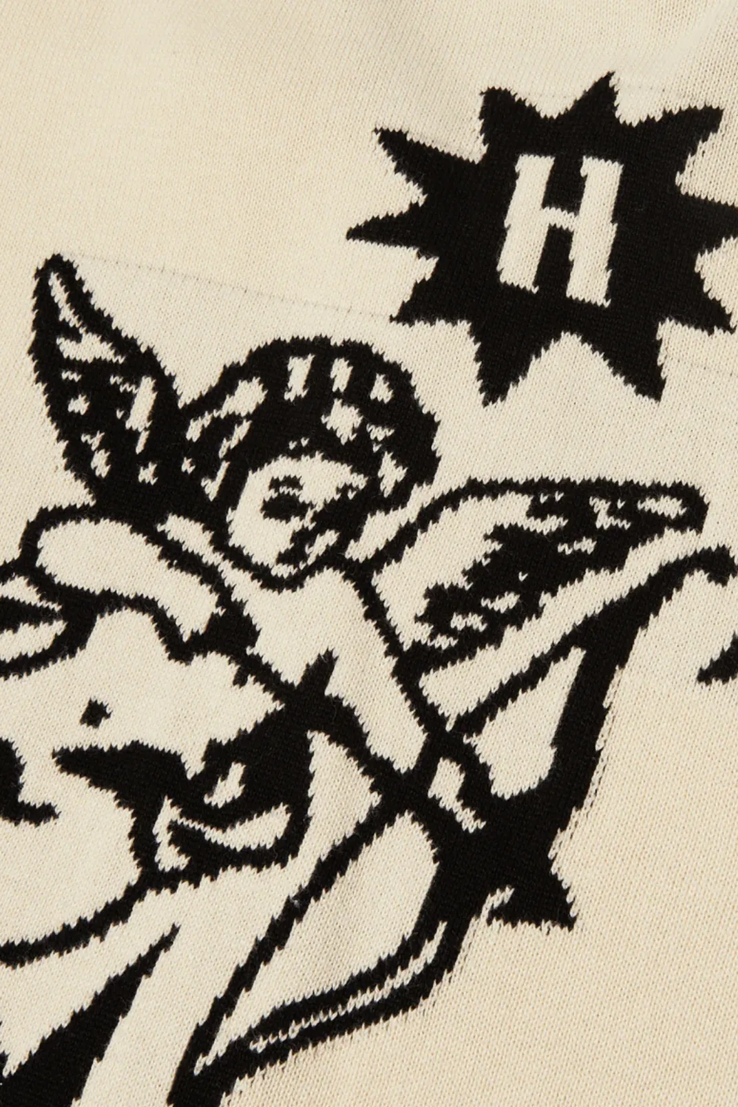 HUF - ICARUS KNIT BUTTON UP TOP - NATURAL